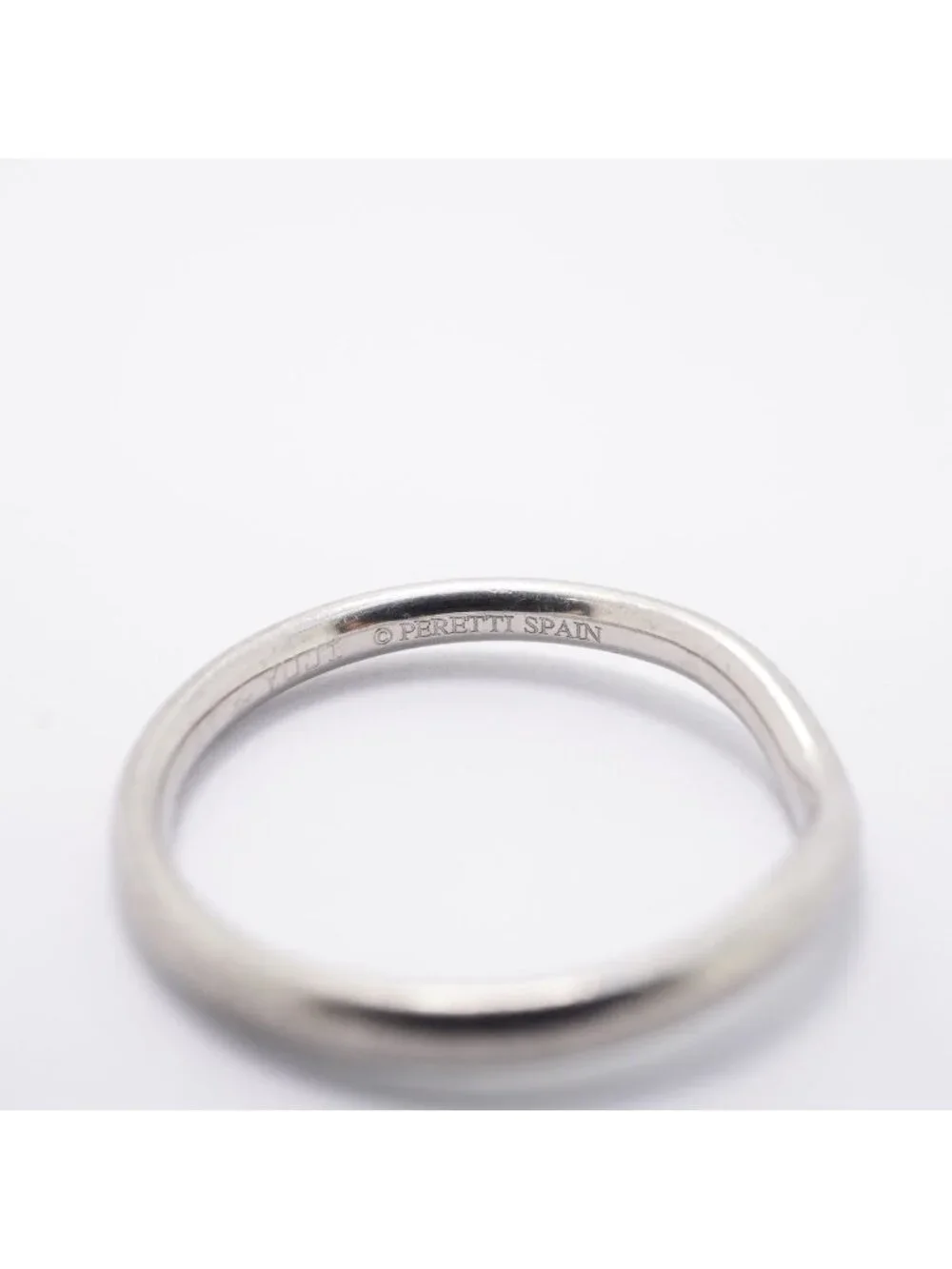 Tiffany & Co Ring Curved Band Platinum